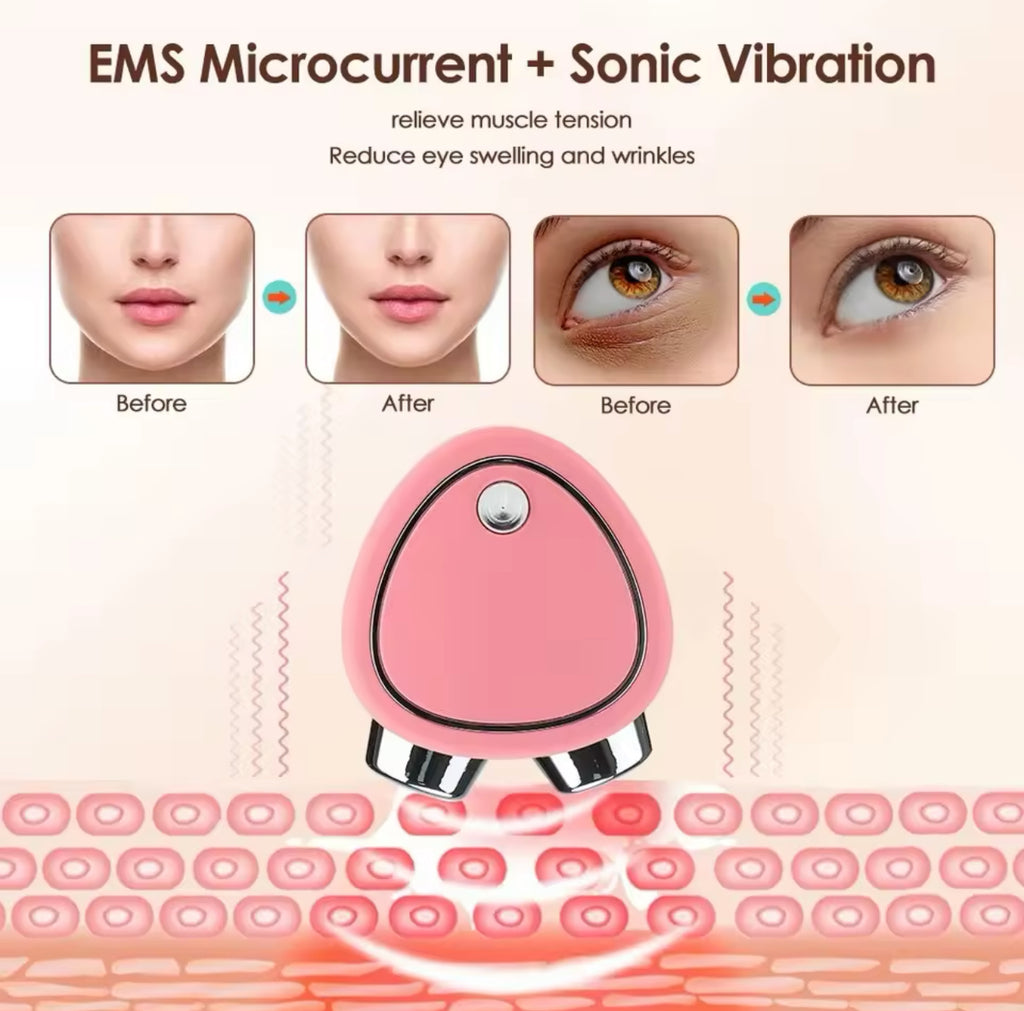 Masajeador Facial: Lifting, Drenaje y Resplandor