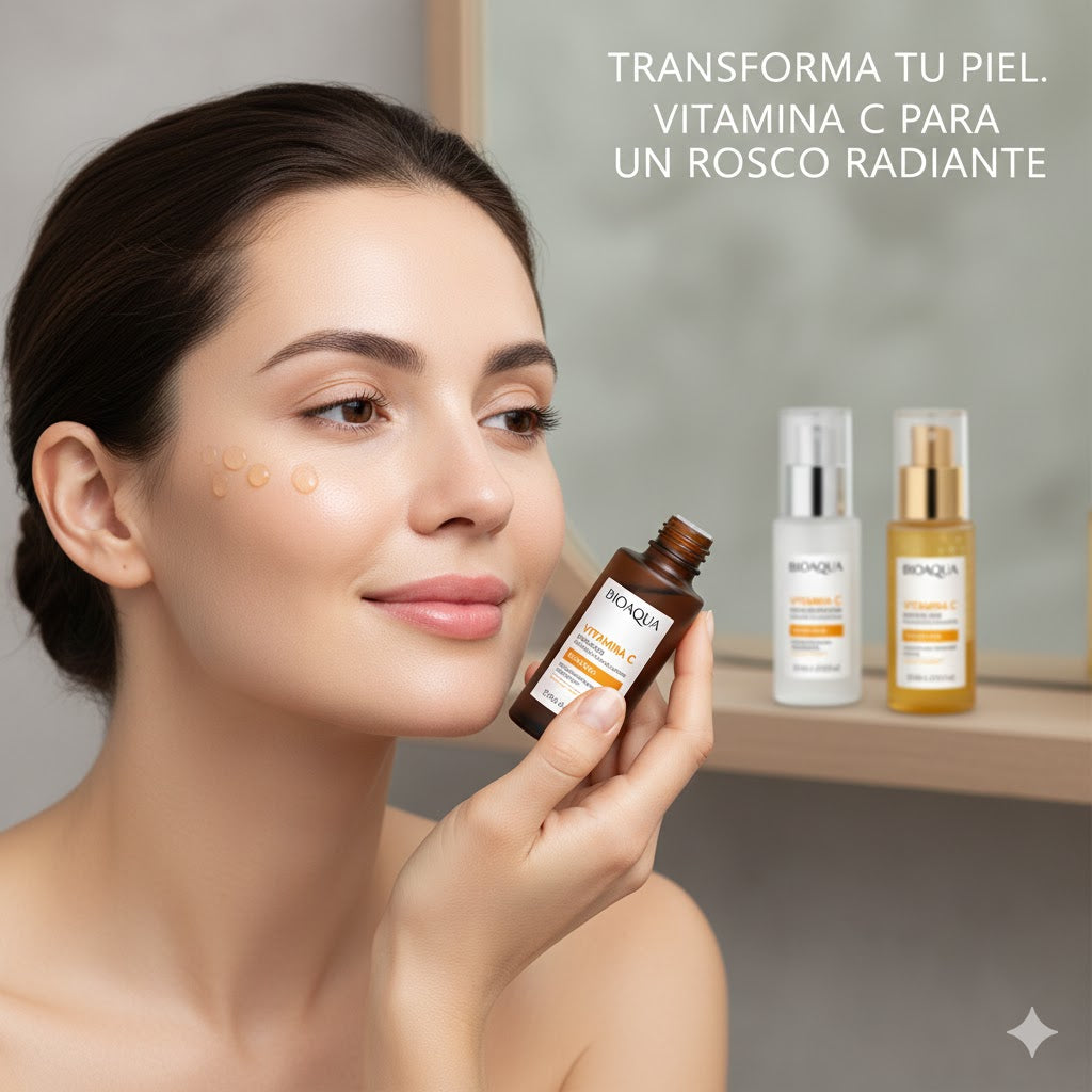 Vitamina C. Acido hyaluronic, Serum 24K